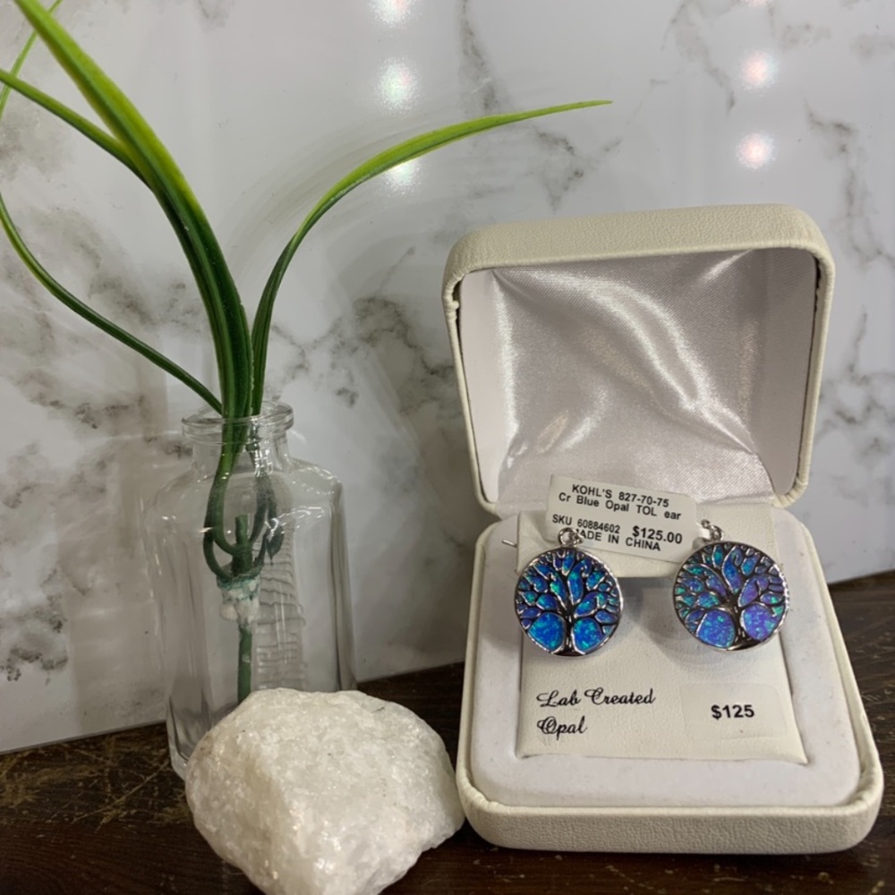 Opal Earrings